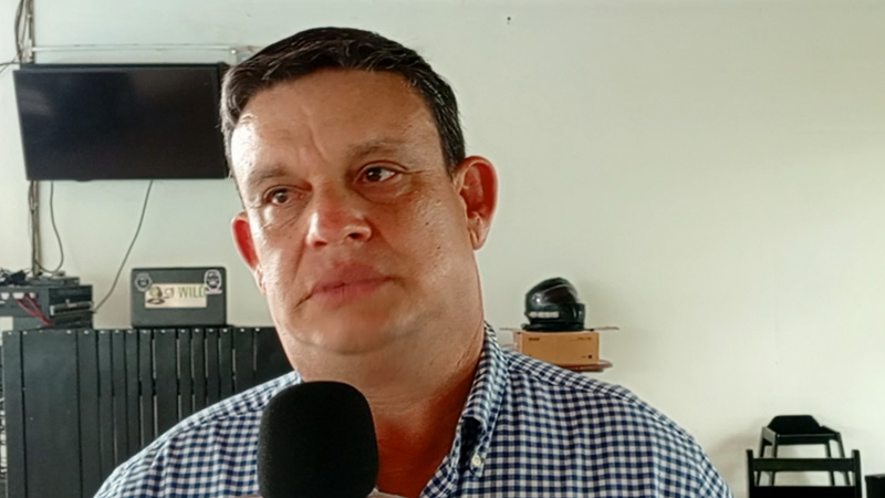 Ingeniero Rydder Laguna Marín, presidente de la fiesta tradicional de Juigalpa. 