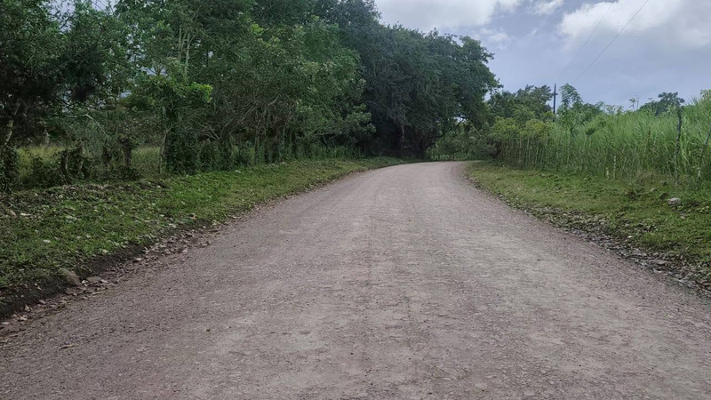 Caminos rehabilitados en la zona rural de aquel municipio. Foto-cortesía alcaldía de Camoapa. 