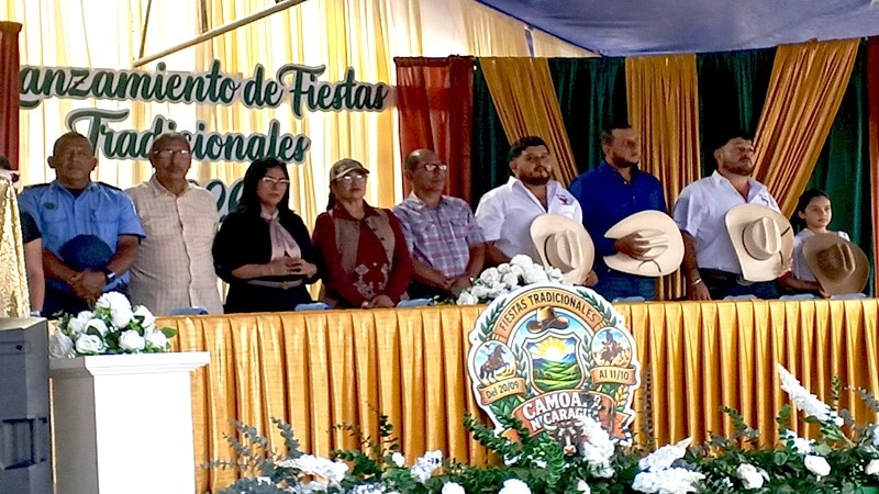 Se hizo el lanzamiento de la fiesta tradicional de Camoapa y este año se realizarán del 04 al 11 de octubre