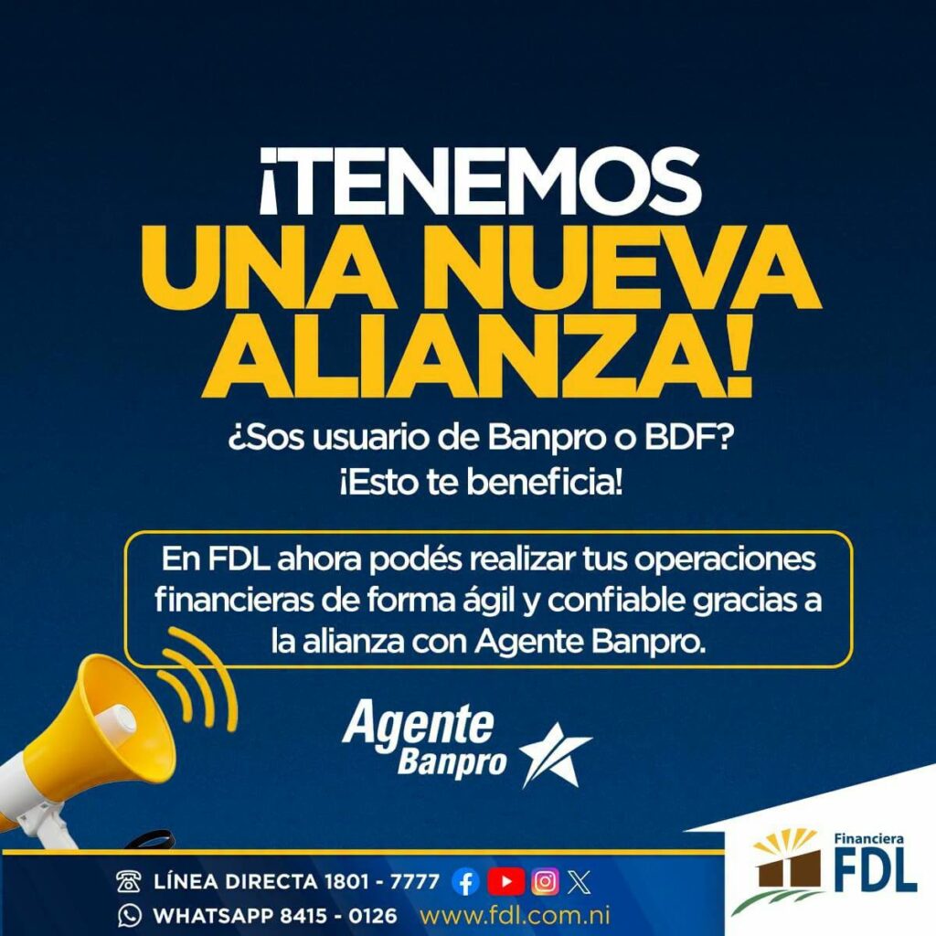 Financiera FDL sucursal Juigalpa. 