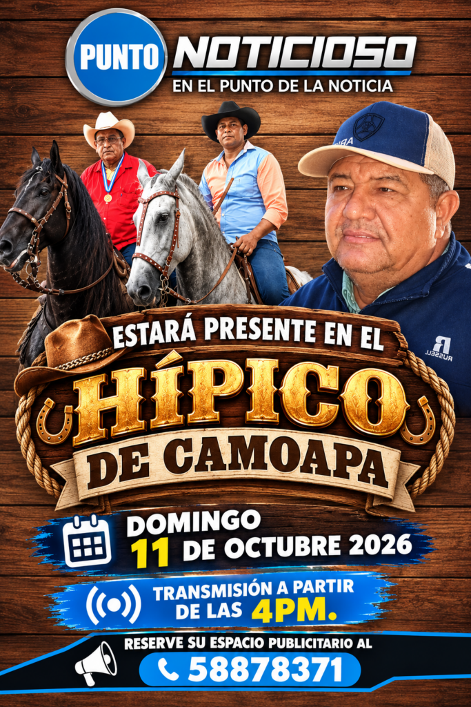 Hípico de Camoapa programado para el 11 de octubre.