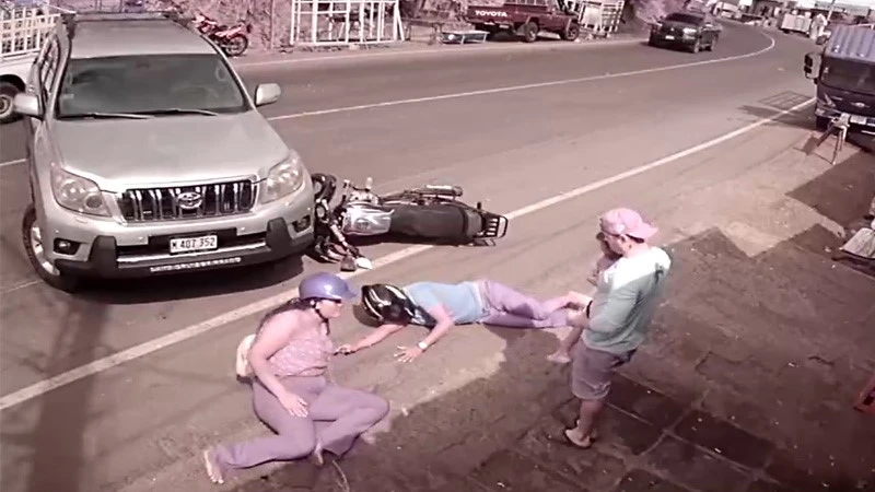 Accidente de tránsito en la entrada principal a Juigalpa dejó tres lesionados, incluida una niña