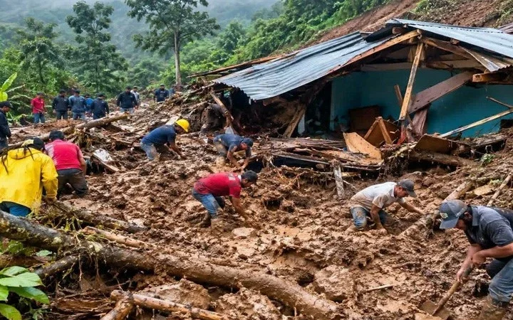 Tragedia en Siuna. Tres personas murieron soterradas en una comunidad rural